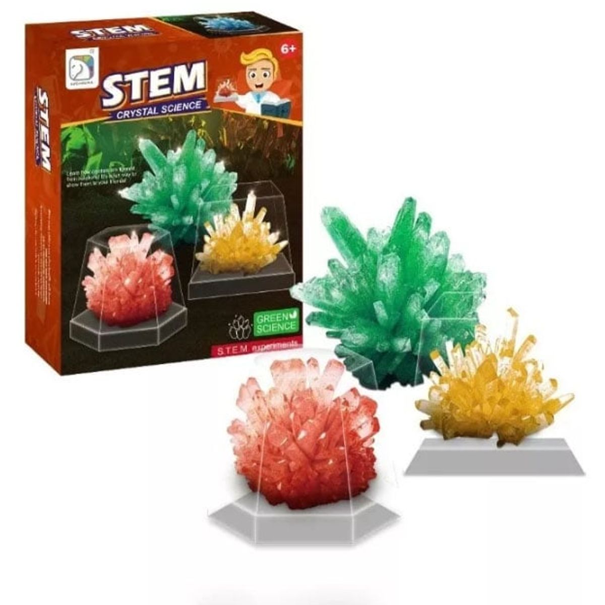 GENERICO - Stem Crystal Science Kit Experimentos con Cristales