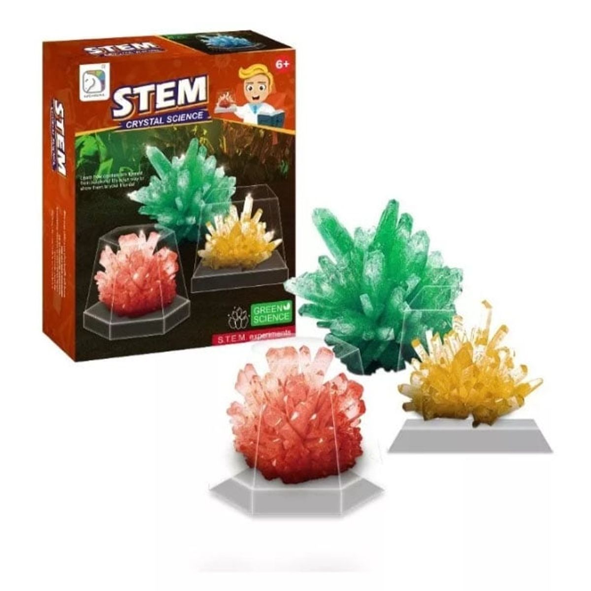 GENERICO - Stem Crystal Science Kit Experimentos con Cristales
