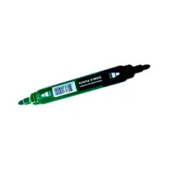 SELLOFFICE - Marcador de pizarra doble punta Negro y Verde