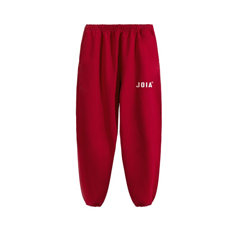 JOIA - Pantalón Básico Buzo Logo CH Rojo Italiano Unisex JOIA
