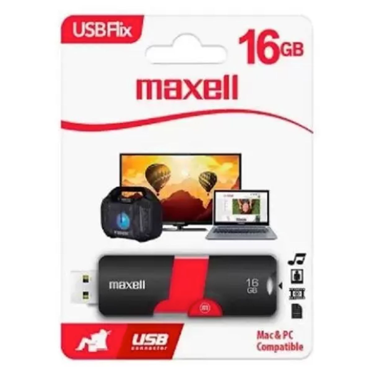 MAXELL - Pendrive Maxell USB 2.0 16GB