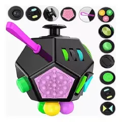 GENERICO - Fidget Juguete De 12 Lados Alivio Del Estrés Y La Ansiedad