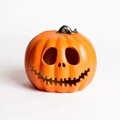 FRANK & MORTIS - Adorno Calabaza Con Luz Led 24 X 20cm Halloween