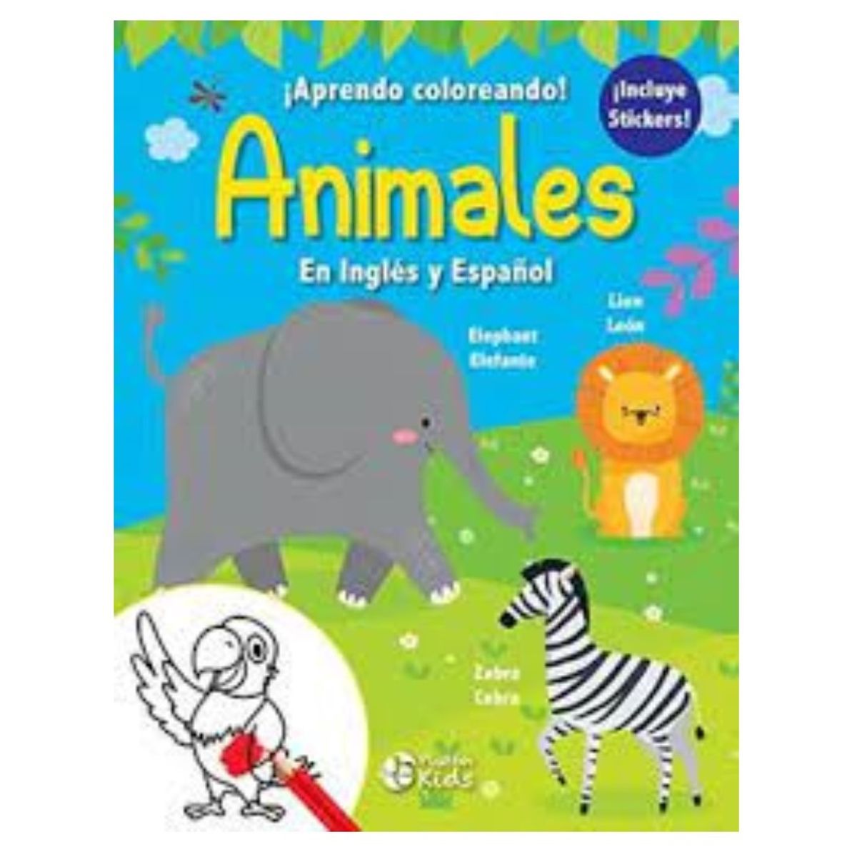 PLUTON - ¡Aprendo coloreando Animales En inglés y español