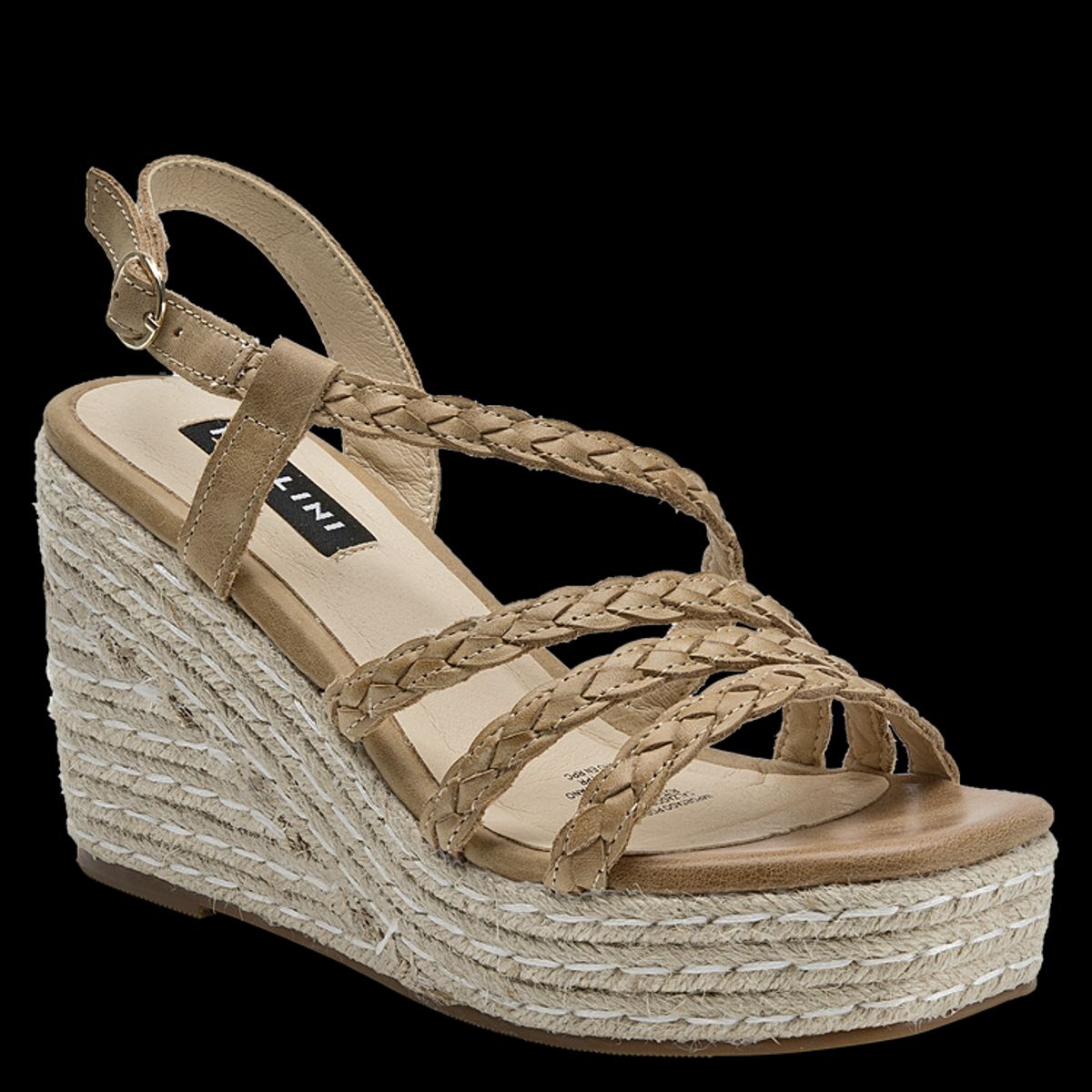 POLLINI - Sandalia Casual Mujer Beige Pollini