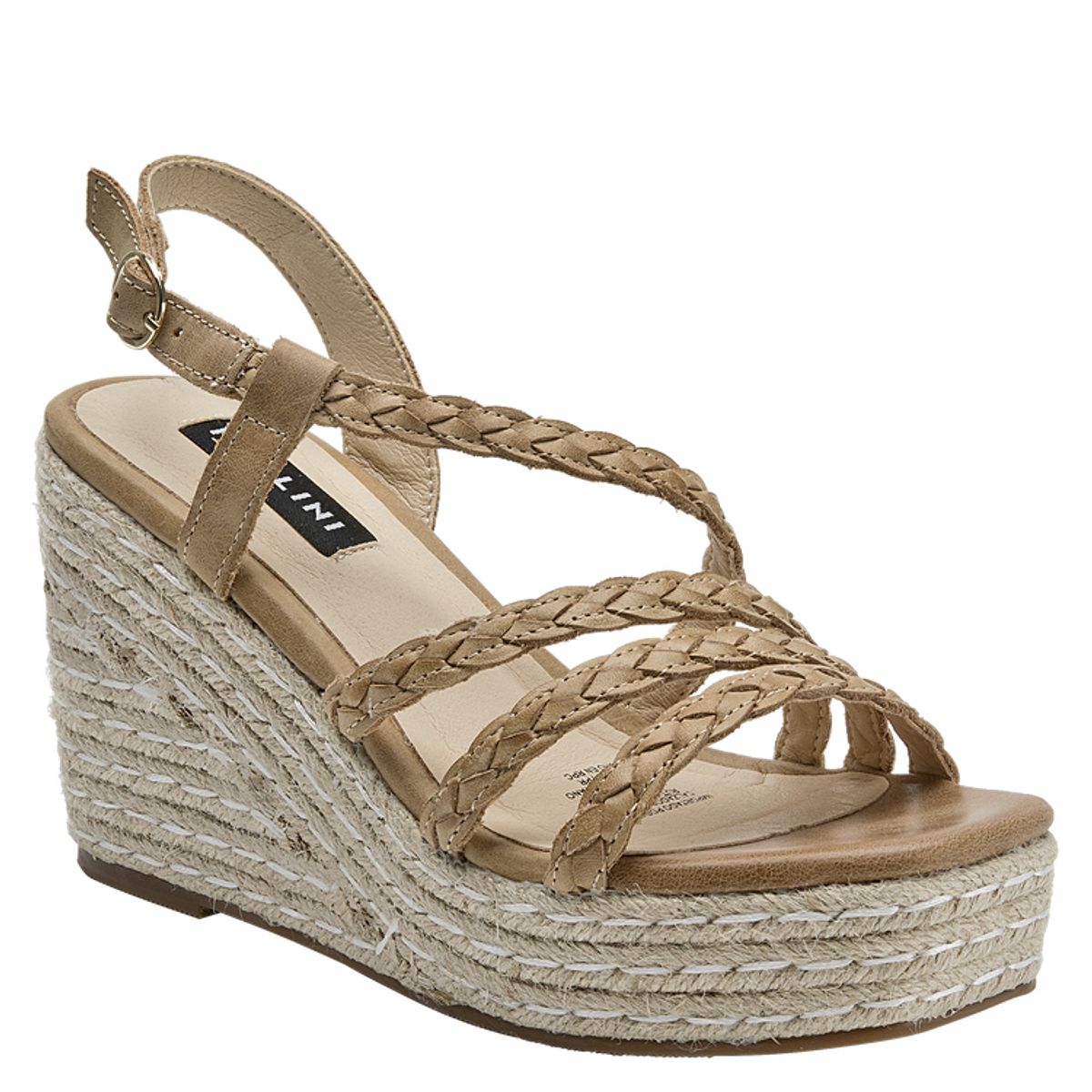 POLLINI - Sandalia Casual Mujer Beige Pollini