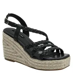 POLLINI - Sandalia Casual Mujer Negro