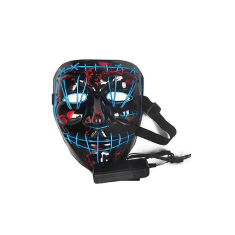 GENERICO - Resplandor Máscara Led La Purga Halloween Colores Rave