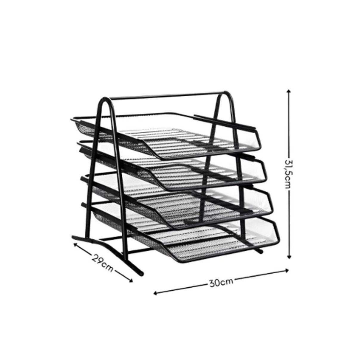 ACTUAL - Bandeja Porta Documentos Organizador 4 Niveles