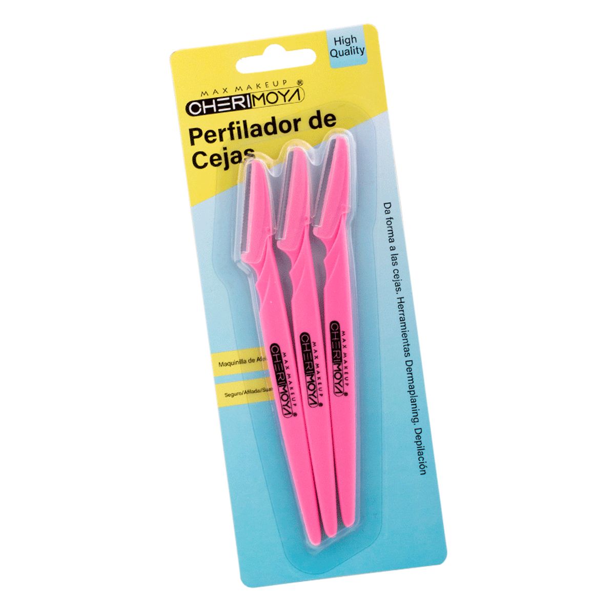 CHERIMOYA - Set de 3 perfiladoras o navajas para cejas