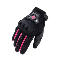 SCOYCO - Guantes para Moto Verano Cortos S-M Mujer