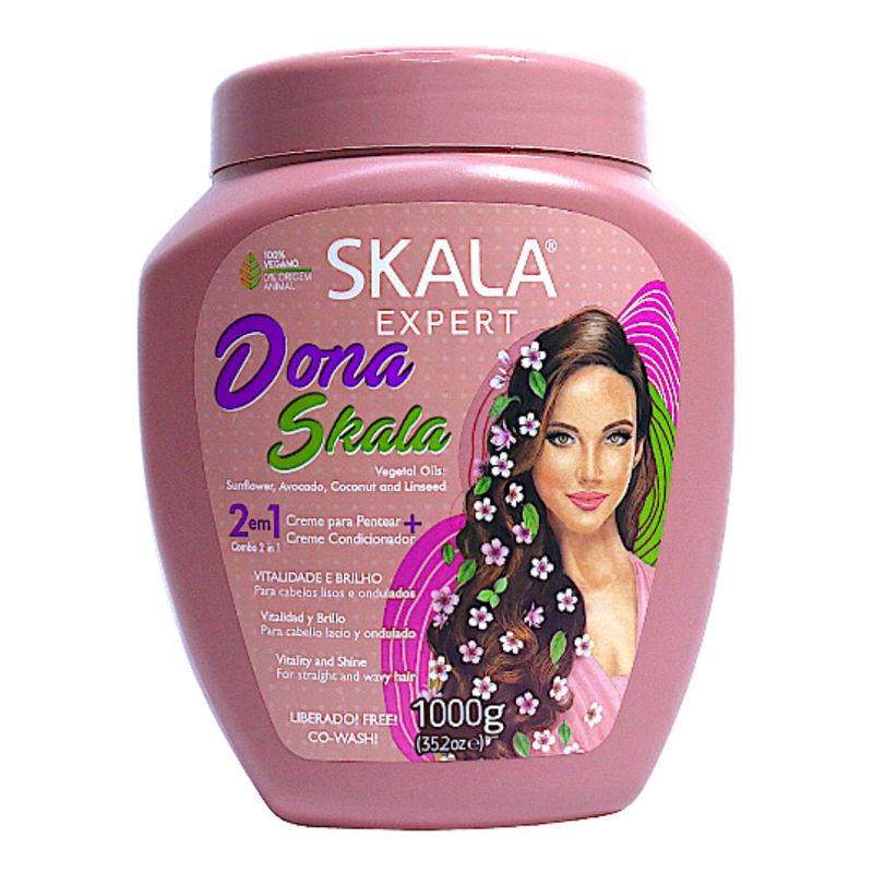 SKALA - Mascara Skala 2 En 1 Dona 1000 G Nutricion Y Brillo