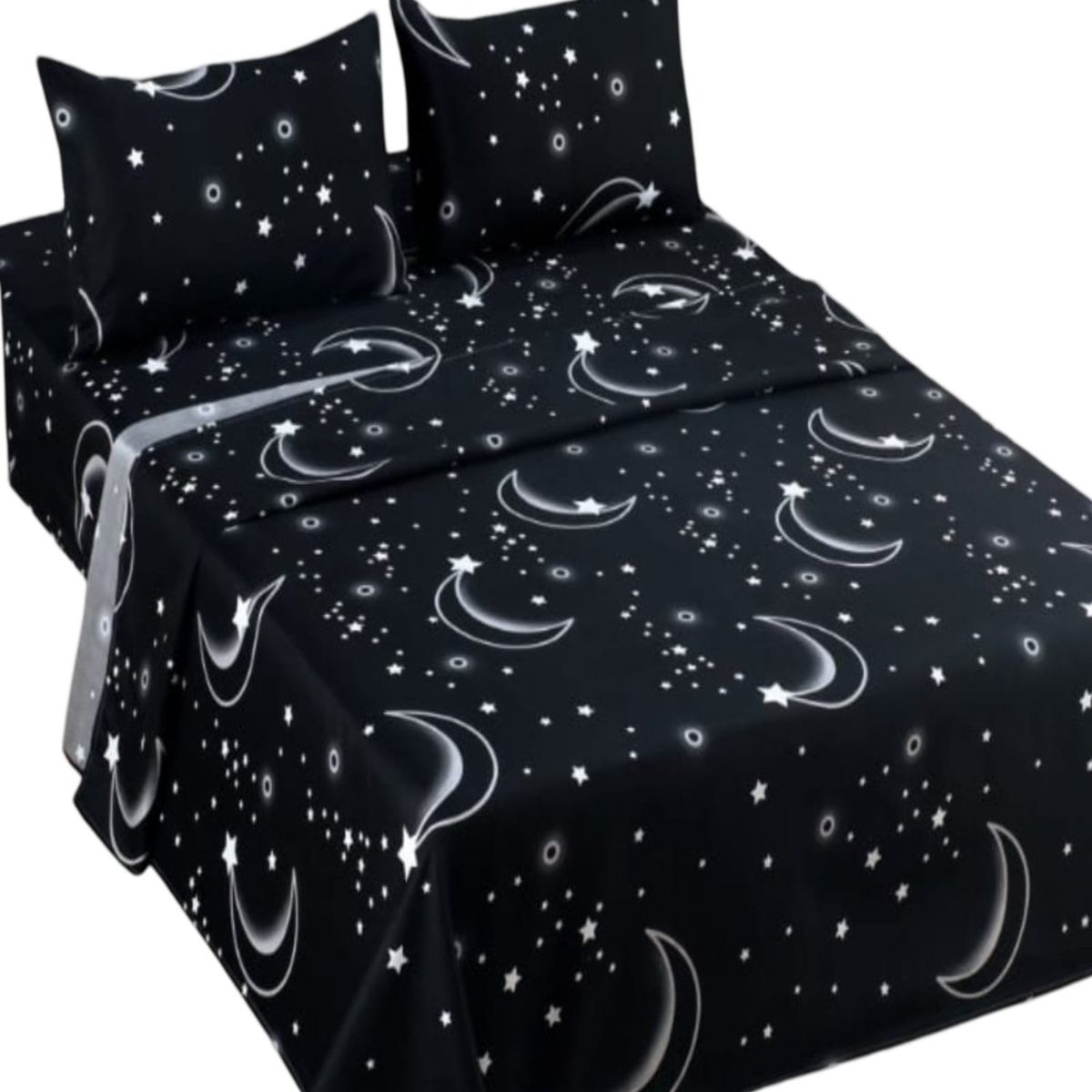 GENERICO - Sábana King de 144 Hilos Algodón Suave 8O13