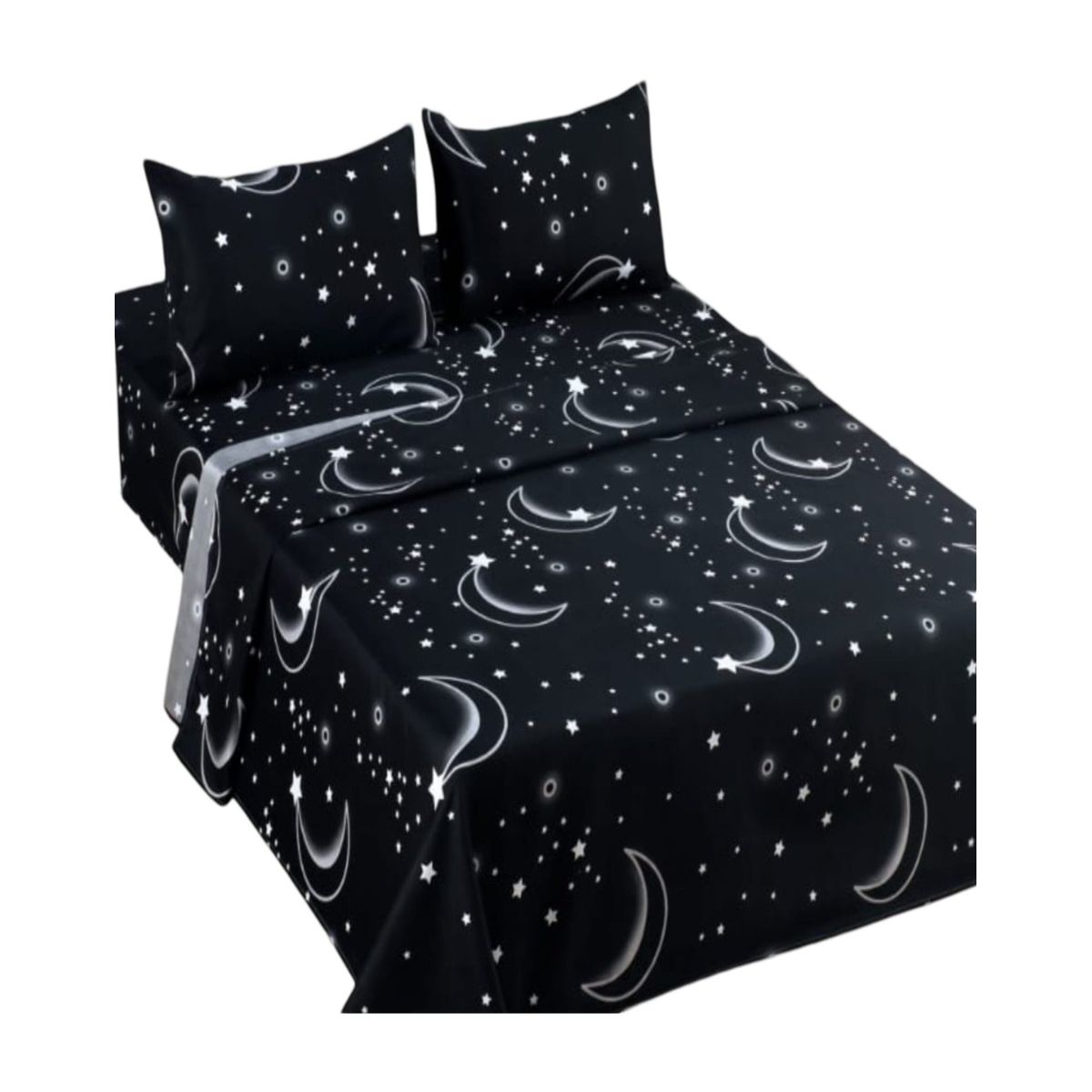 GENERICO - Sábana King de 144 Hilos Algodón Suave 8O13