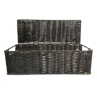 Canasto Organizador con tapa.