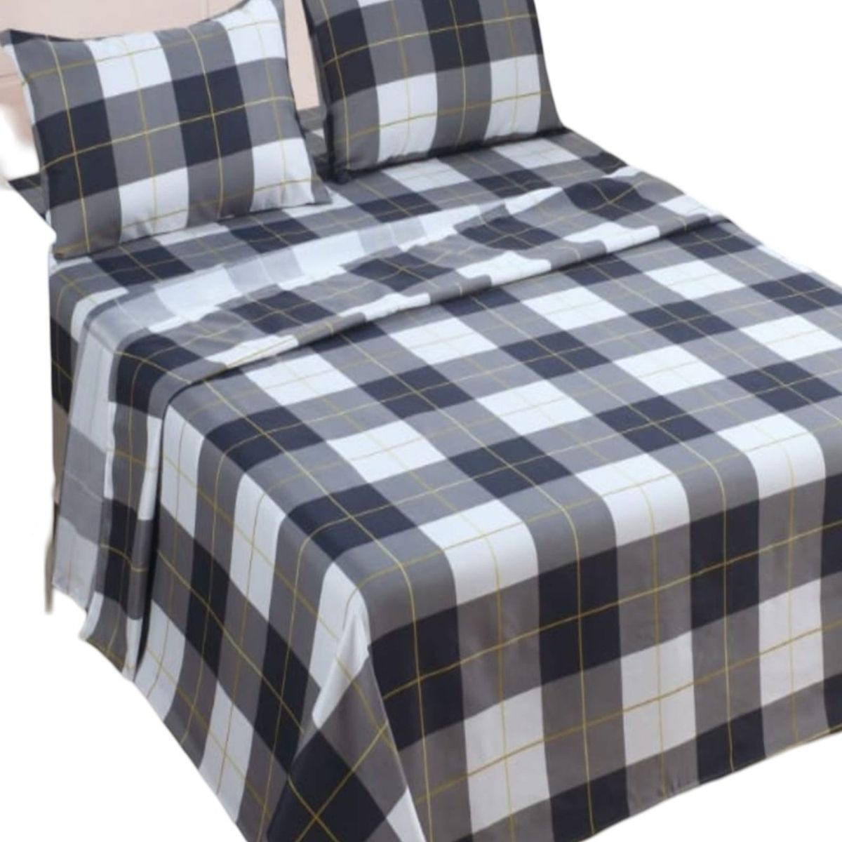 GENERICO - Sábana King de 144 Hilos Algodón Suave 8O4