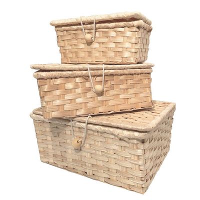 Imagen 2 del producto Cestas organizadoras con tapa set.