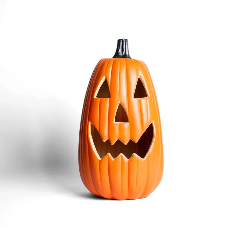 FRANK & MORTIS - Adorno Calabaza Luz Led 50 X 30cm Halloween