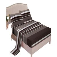 Juego Sábanas Algodón 2 Plazas Suaves 8O12