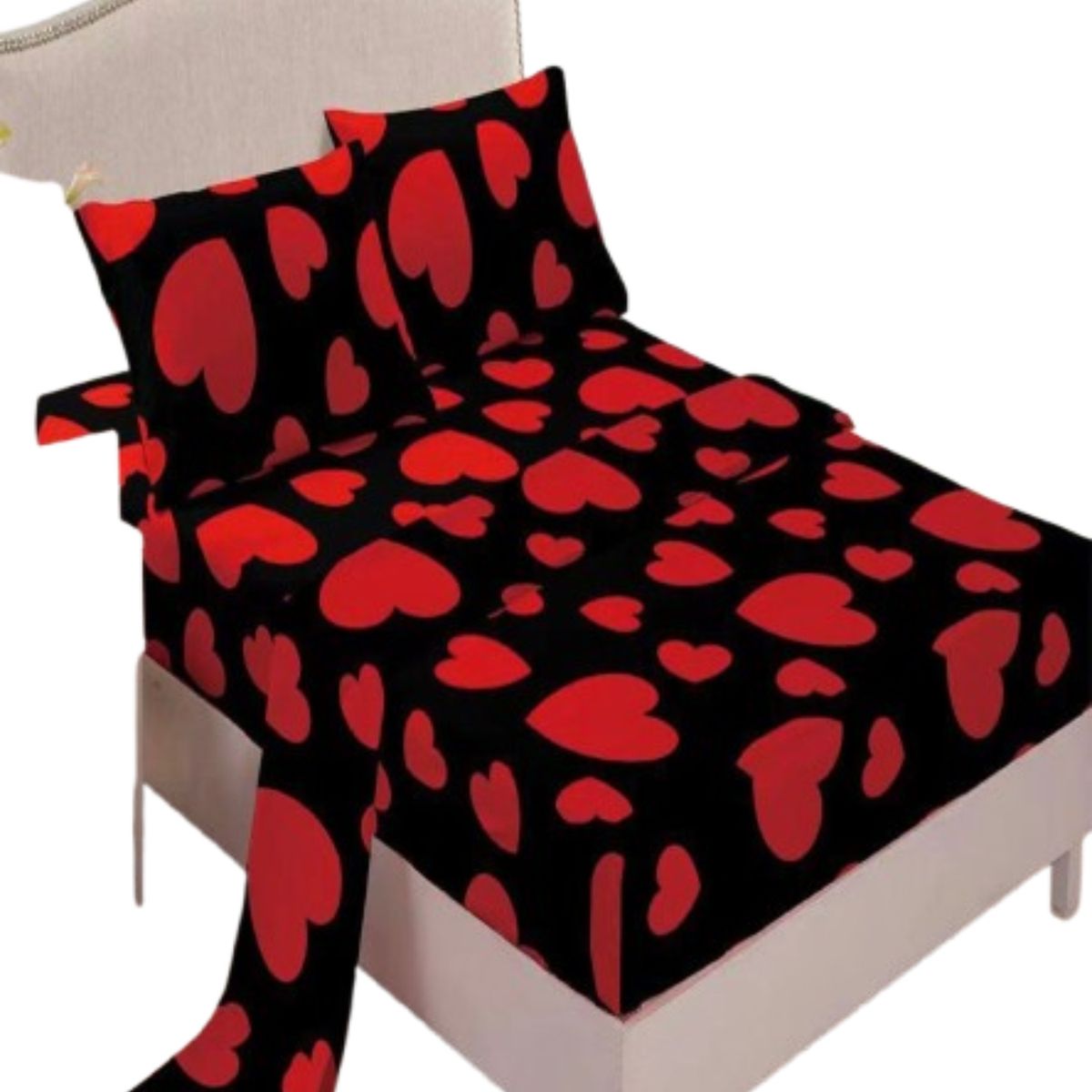 GENERICO - Juego Sábanas Algodón King Suaves 8O13