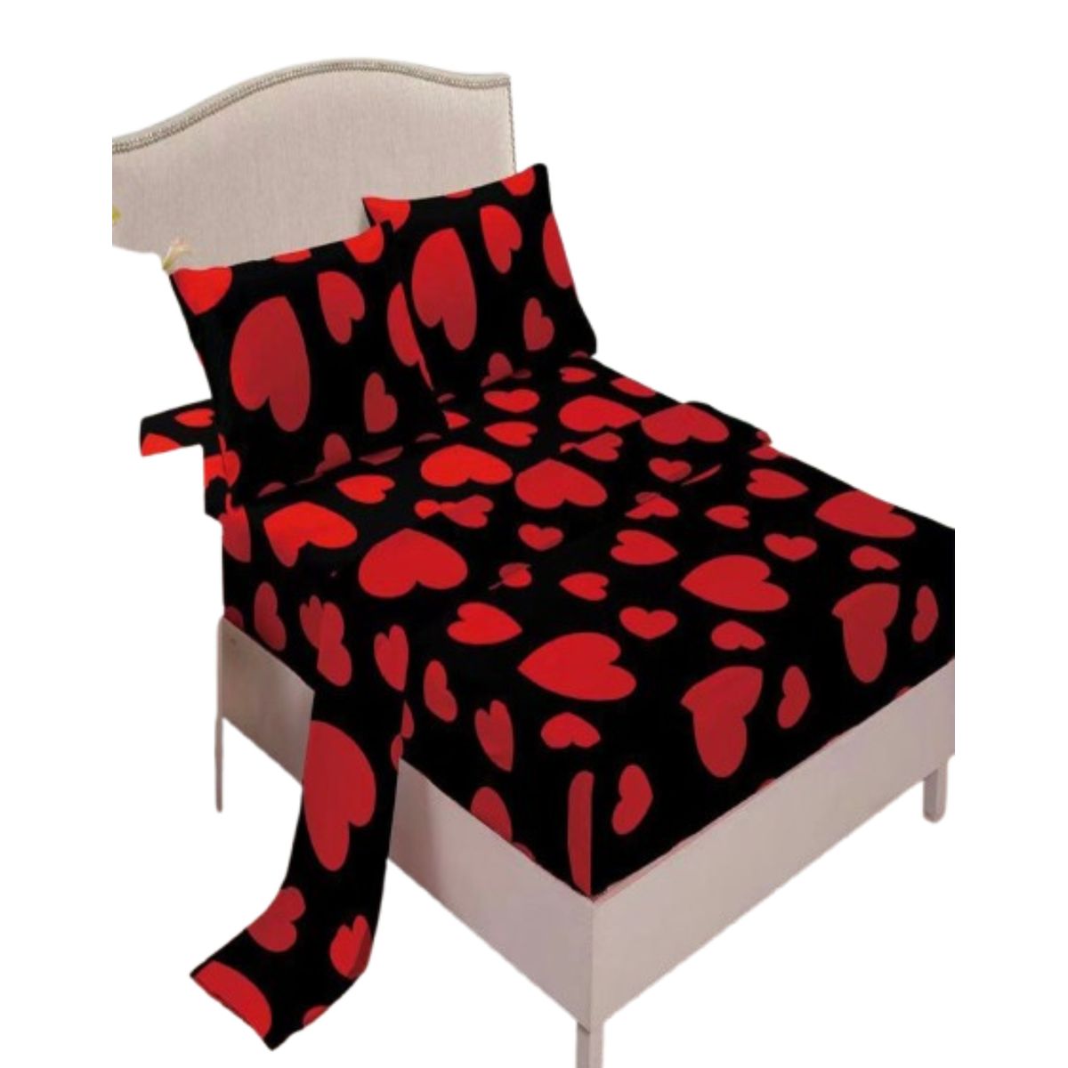 GENERICO - Juego Sábanas Algodón King Suaves 8O13