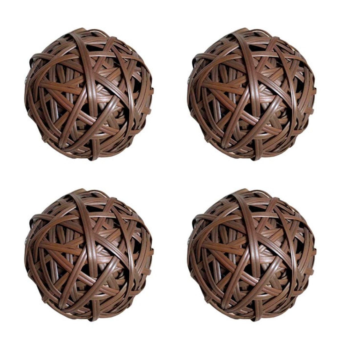 BRIC - Esferas Decorativas de Mimbre Set.