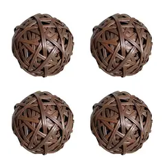 BRIC - Esferas Decorativas de Mimbre Set