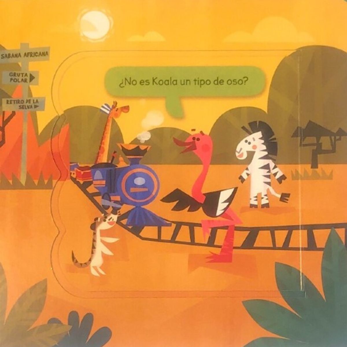 COTTAGE - El nuevo en el zoológico. Solapas y sonidos