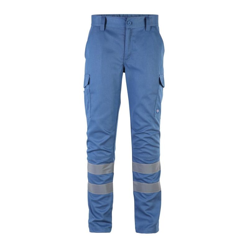 T-WORLD - Pantalón Cargo Gabardina Con Cinta Reflectante Hombre