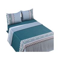 Sábana King de 144 Hilos Algodón Suave 8O18