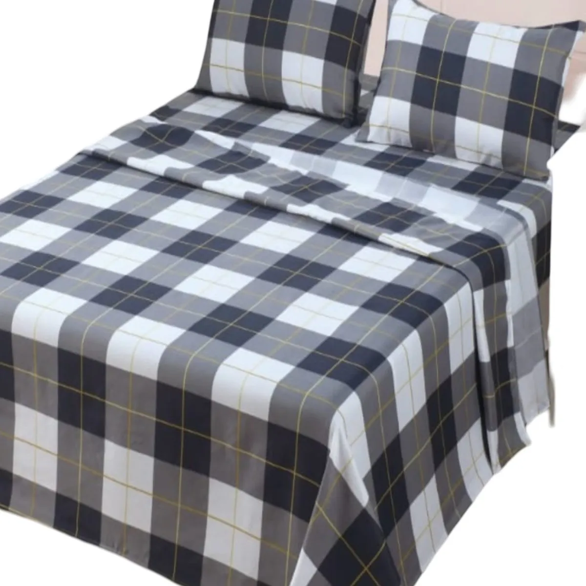 GENERICO - Sábana 2 Plaza de 144 Hilos Algodón Suave 8O4