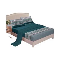 Juego Sábanas Algodón King Suaves 8O2