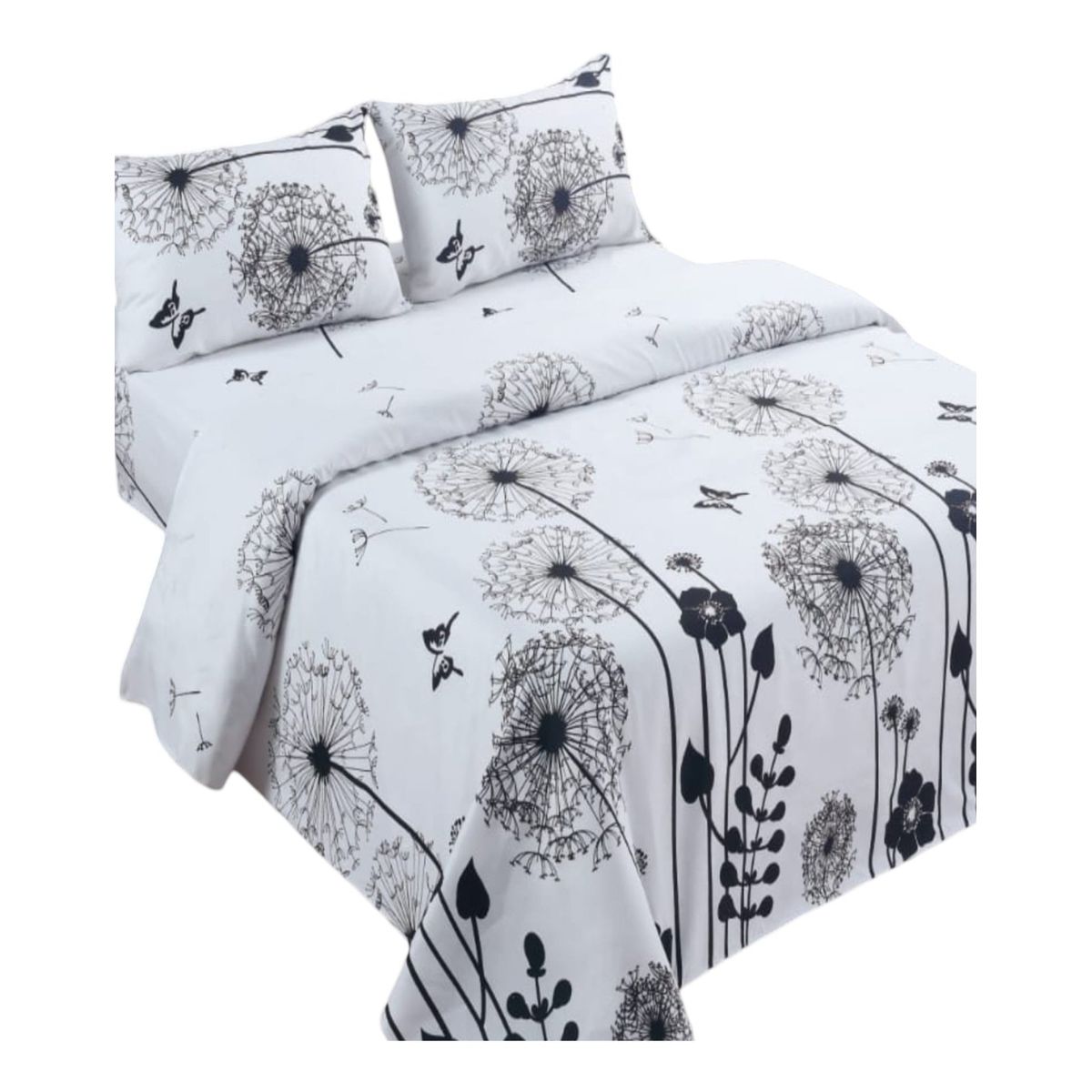 GENERICO - Sábana King de 144 Hilos Algodón Suave 8O10