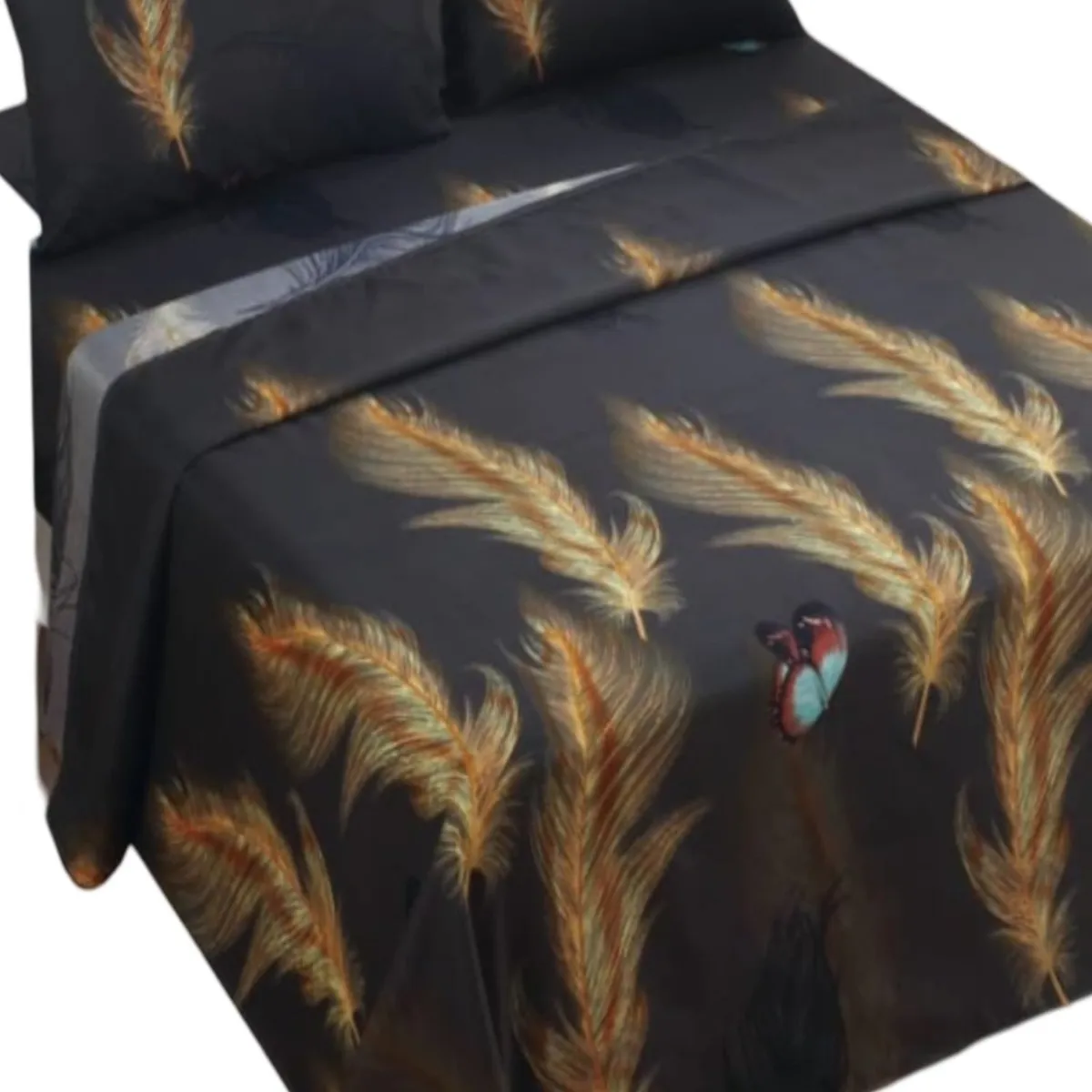 GENERICO - Sábana 2 Plaza de 144 Hilos Algodón Suave 8O3