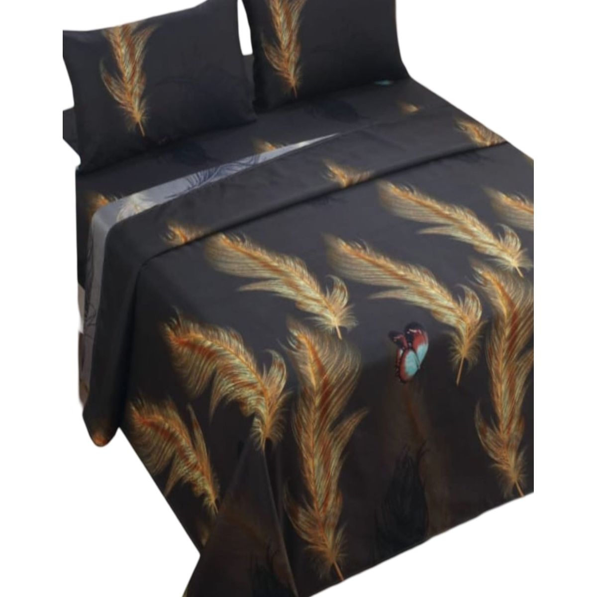 GENERICO - Sábana 2 Plaza de 144 Hilos Algodón Suave 8O3