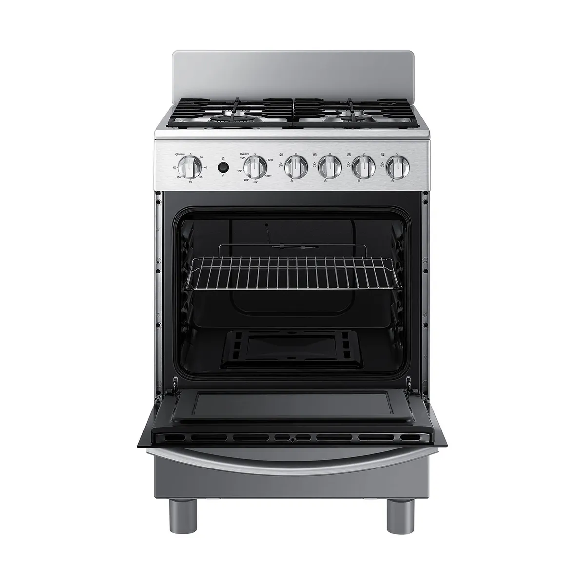 SAMSUNG - Cocina a Gas 4 Quemadores Silver