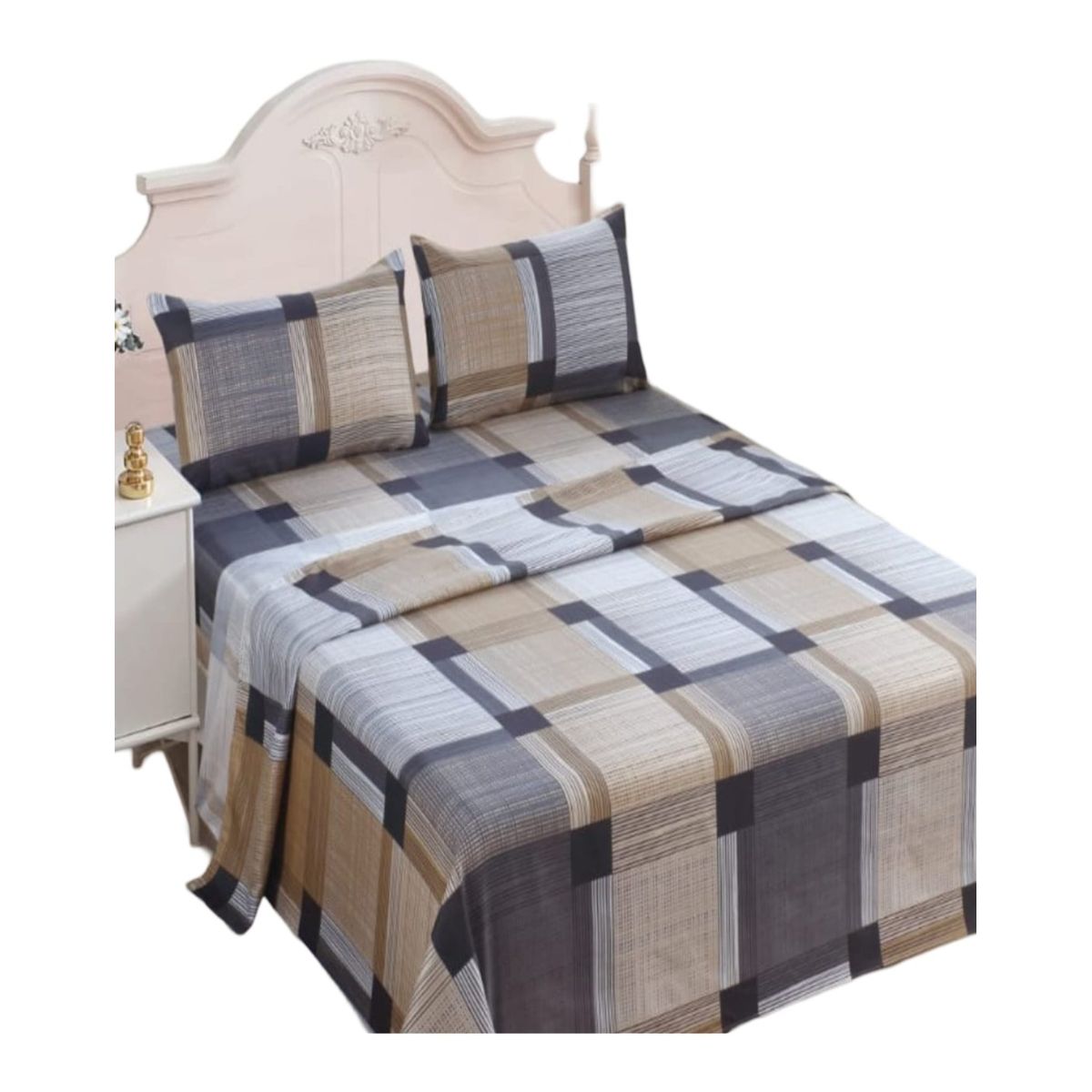 GENERICO - Sábana 144 Hilos Algodón King Premium 8O11