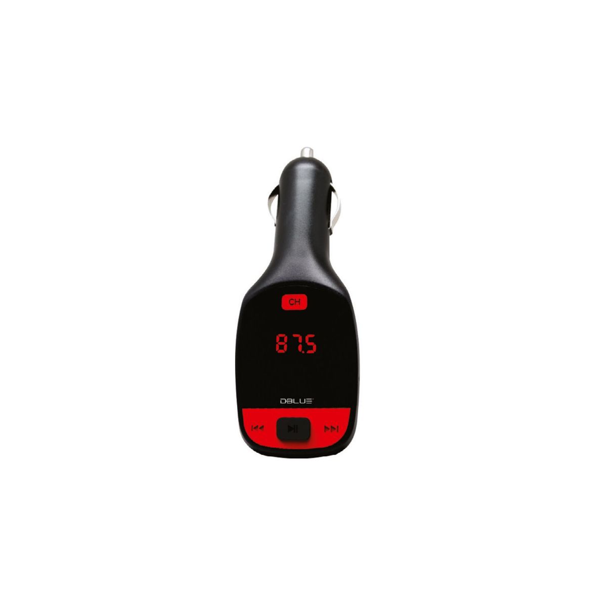 DBLUE - Transmisor Fm Auto Auxiliar Y Usb Auto Negro - SC
