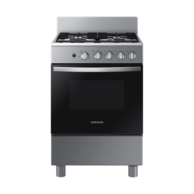 SAMSUNG - Samsung Cocina a Gas con 4 Quemadores con Quemador Rápido Color Negro