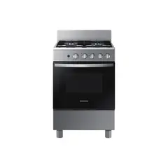 SAMSUNG - Cocina a Gas con 4 Quemadores con Quemador Rápido Color Negro
