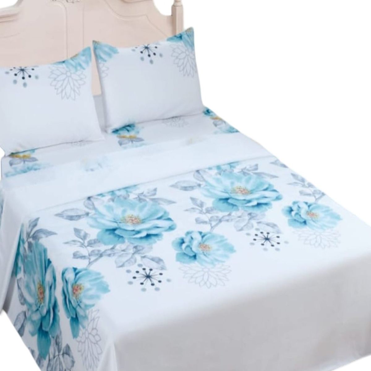 GENERICO - Sábana 144 Hilos Algodón King Premium 8O7