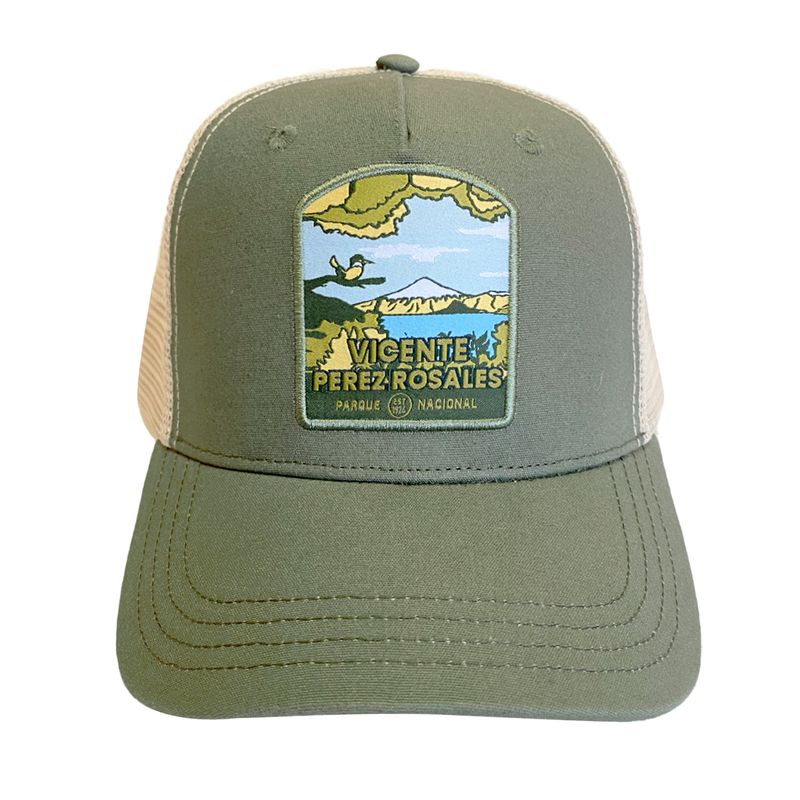 LENGA - Jockey Gorro Trucker Canvas PN Vicente Pérez Rosales Lenga®