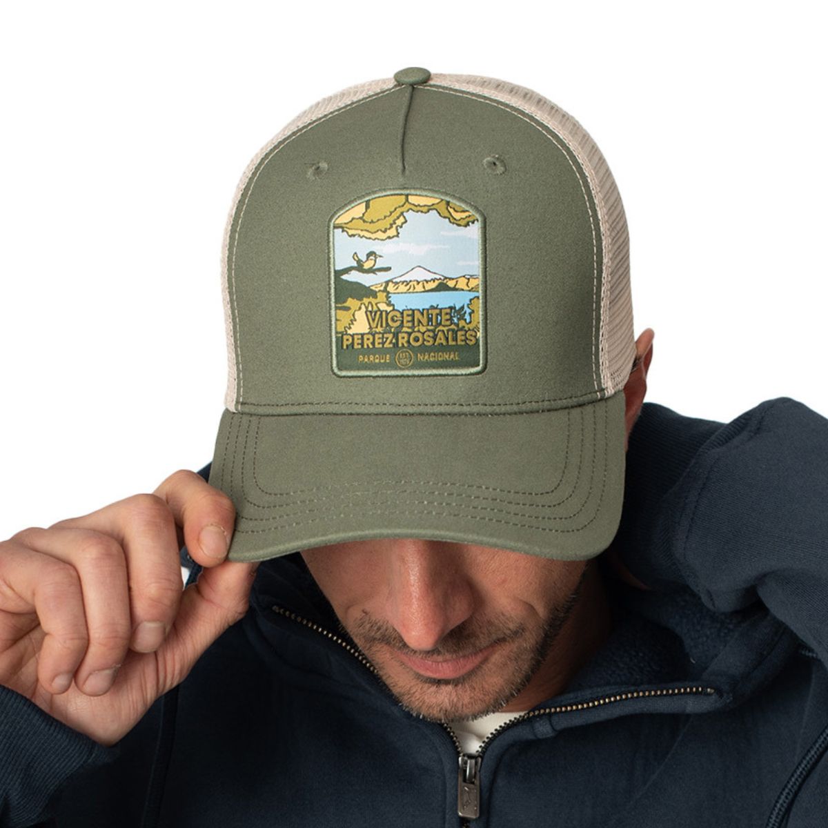 LENGA - Jockey Gorro Trucker Canvas Parque Nacional Vicente Pérez Rosales Lenga
