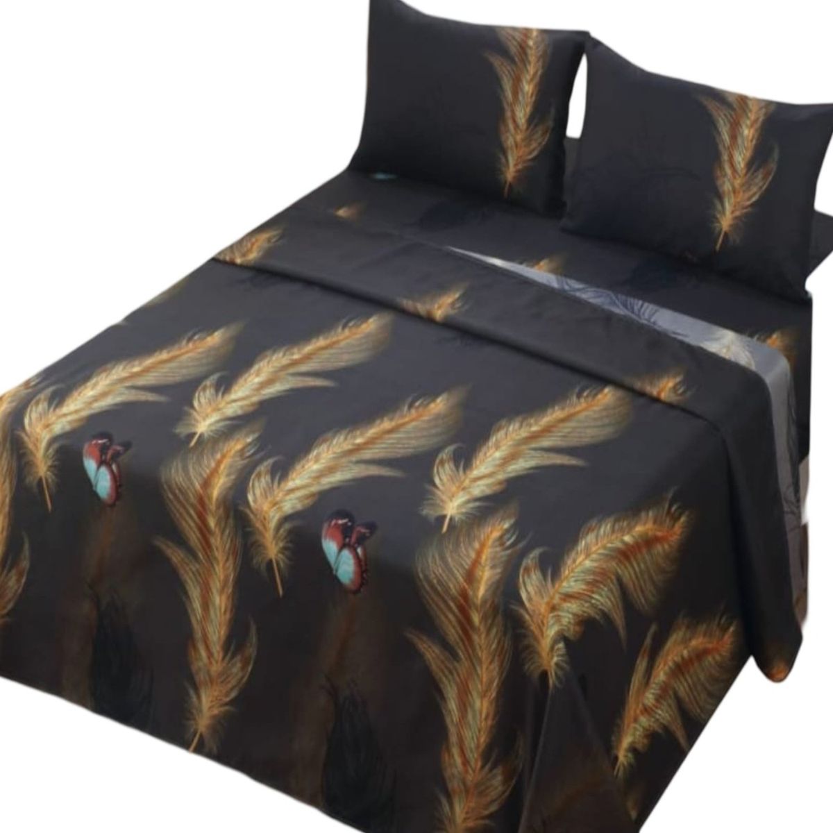 GENERICO - Sábana 2 Plaza de 144 Hilos Algodón Suave 8O3