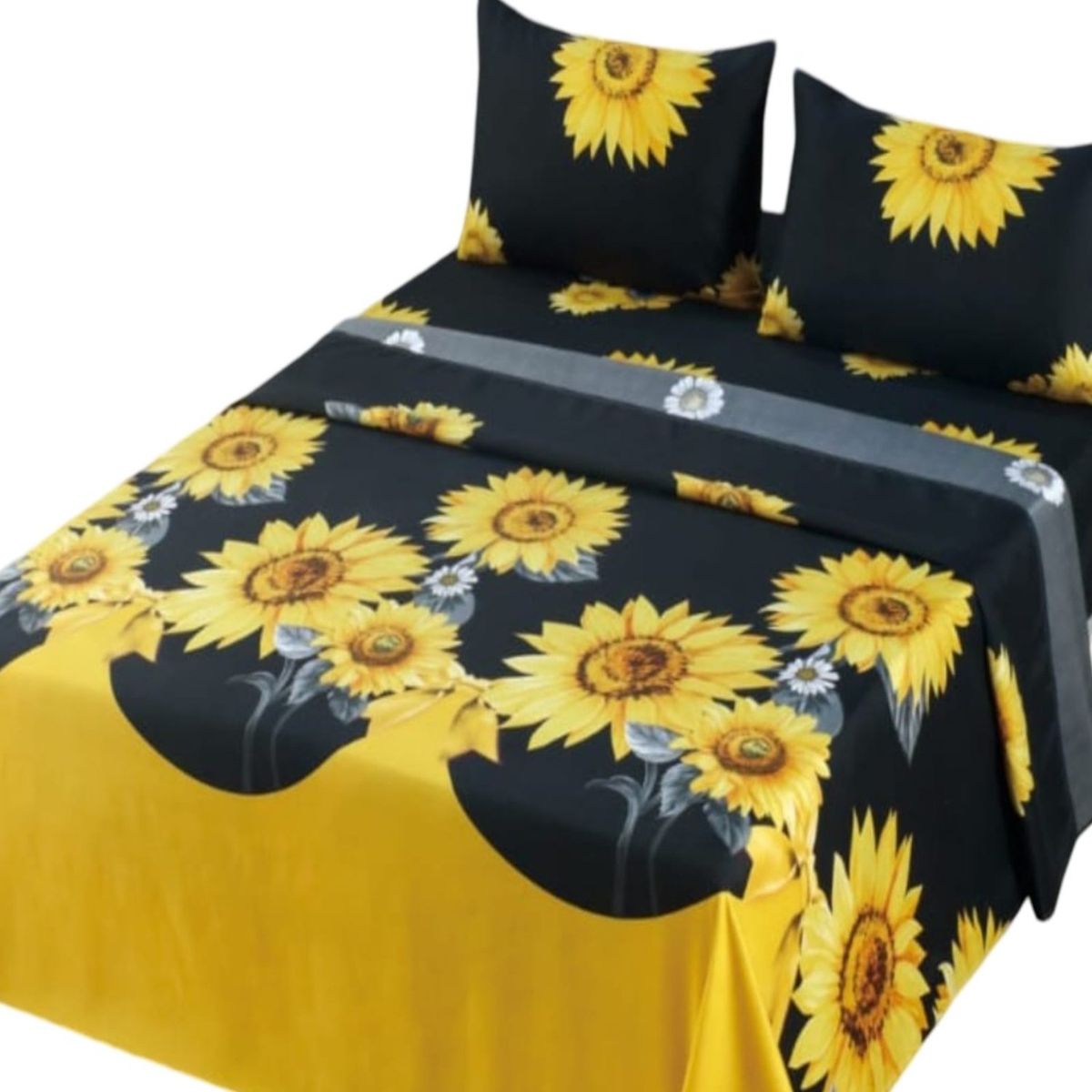 GENERICO - Sábana 2 Plaza de 144 Hilos Algodón Suave 8O9