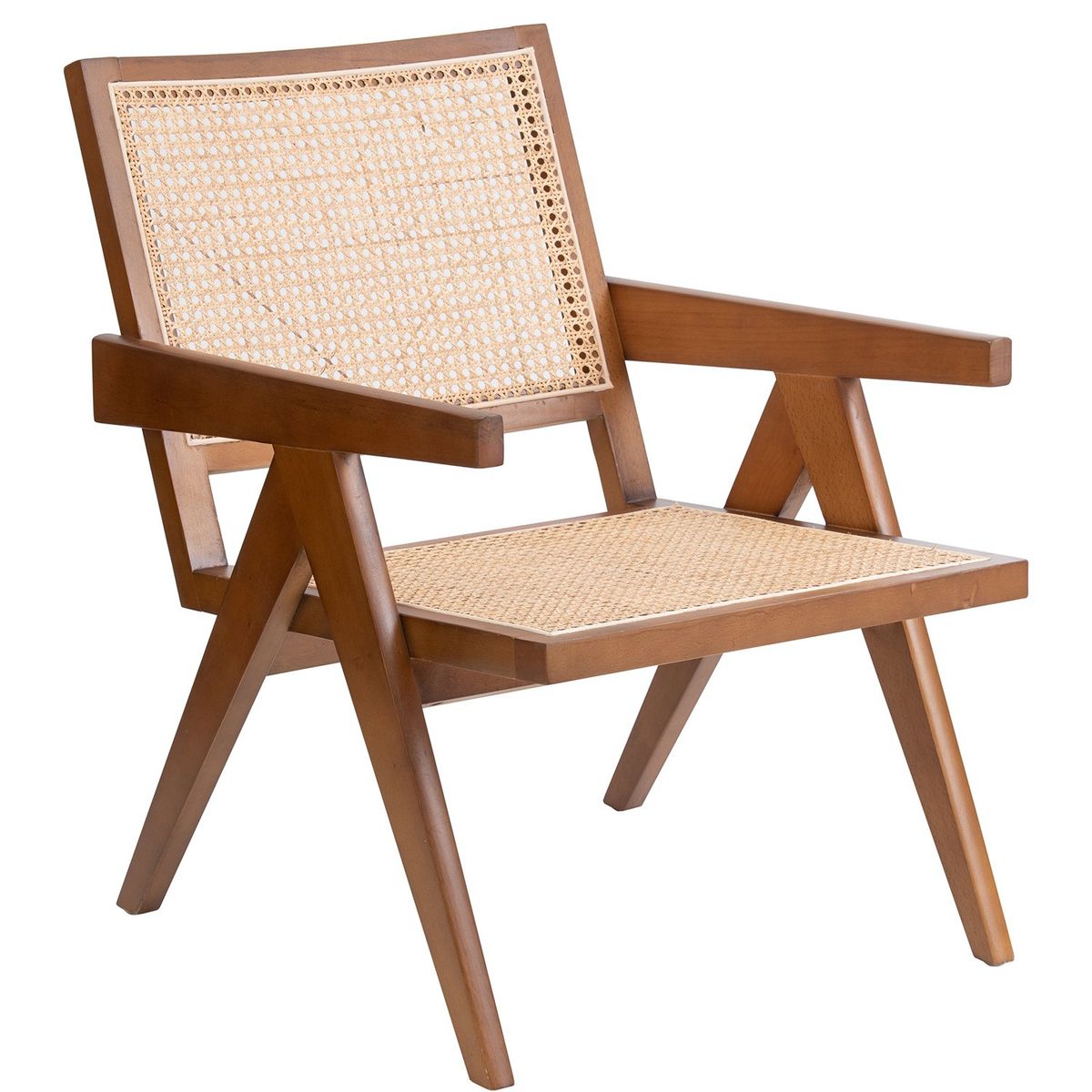 MEYA MUEBLES - Sitial Futra con brazos Cafe