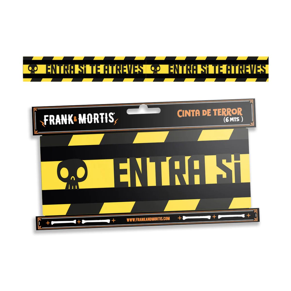 FRANK & MORTIS - Cinta De Adventencia 6mts Frank&mortis Halloween Decoracion