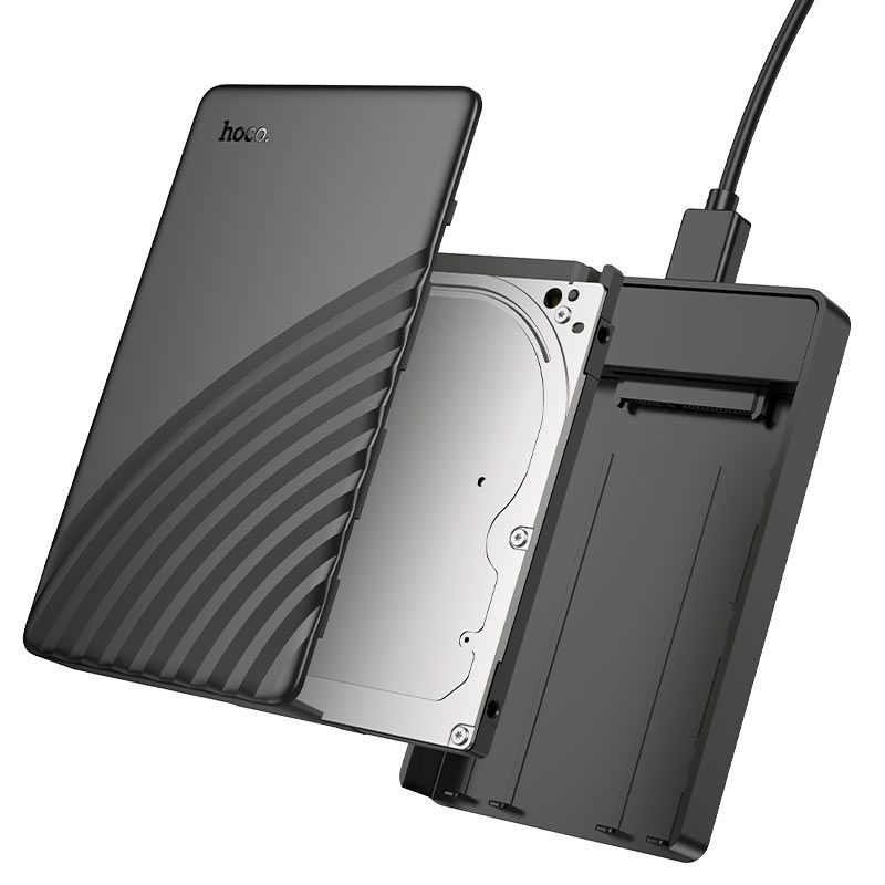 HOCO - Cofre Disco Duro Hoco Hb46 2.5 Sata Usb 3.0 Negro