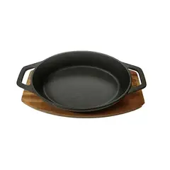 WAYU - CASEROLA IRON CAST BASE MADERA
