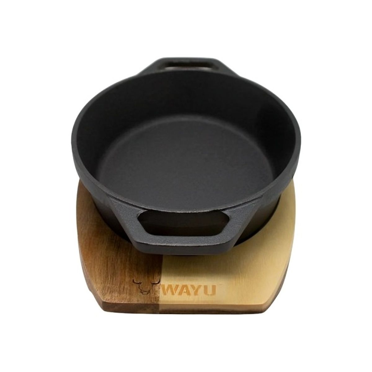 WAYU - CASEROLA IRON CAST BASE MADERA